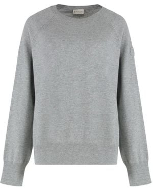 Moncler Pull En Cachemire - Grey