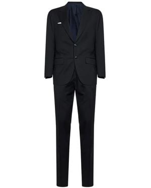Kiton Completo Due Pezzi Monopetto - Blu