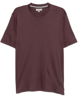 Canali T-Shirt À Manches Courtes - Violet