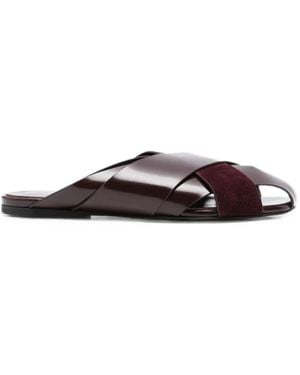 Proenza Schouler Slant Cross Slides - White