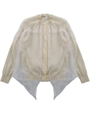 Comme des Garçons Layered Shirt - White