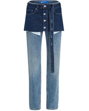 KARL LAGERFELD Layered Jeans - Blue