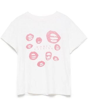 RE/DONE Talking T-Shirt - White