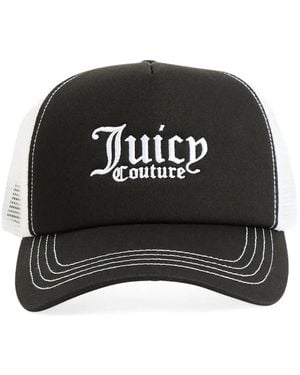 Juicy Couture Baseballkappe Mit Logo-Stickerei - Schwarz