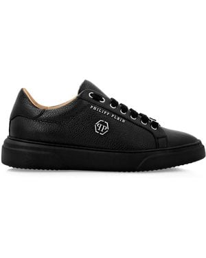 Philipp Plein Hexagon-Logo Sneakers - Black