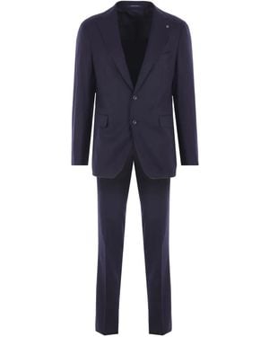 Tagliatore Single-Breasted Suit - Blue