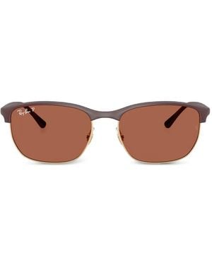 Ray-Ban Browline-Frame Sunglasses - Pink