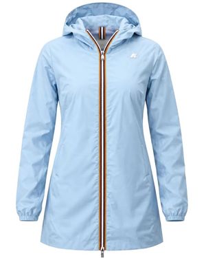 K-Way Sophie Hooded Jacket - Blue