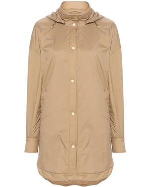 Herno フーデッド パーカーコート - ナチュラル