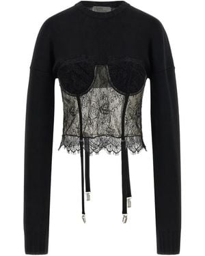 GIUSEPPE DI MORABITO Langärmeliger Pullover - Schwarz