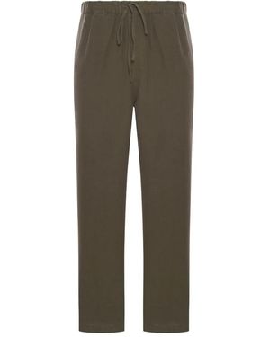 120% Lino Slim-Fit-Hose aus Leinen - Grau