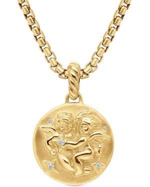 David Yurman Gemini ダイヤモンド ネックレス 18kイエローゴールド - メタリック