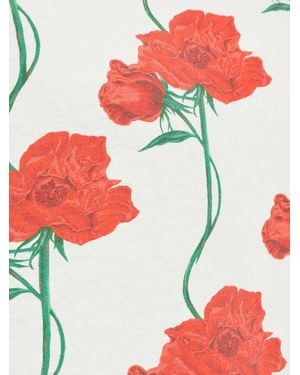 KENZO Floral Print T-Shirt - Red