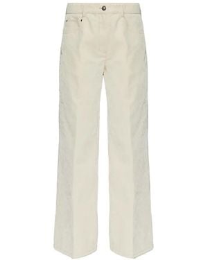 forte_forte Straight Broek - Wit