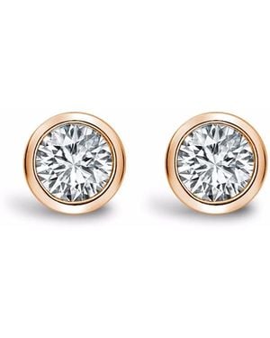 Pragnell 18Kt Rose Sundance Diamond Stud Earrings - Metallic