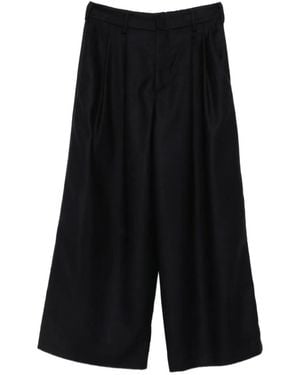 Susanne Bommer Pleated Palazzo Pants - Black