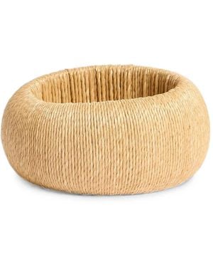 Liviana Conti Annette Woven Slip-On Bangle - Natural