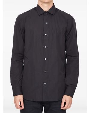 Salvatore Piccolo Chemise En Coton - Bleu