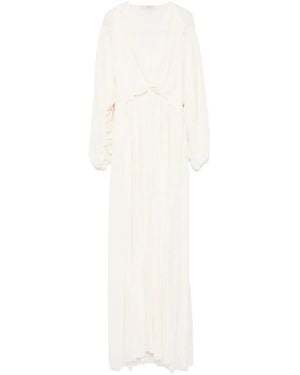 Philosophy Di Lorenzo Serafini V-Neck Maxi Dress - White