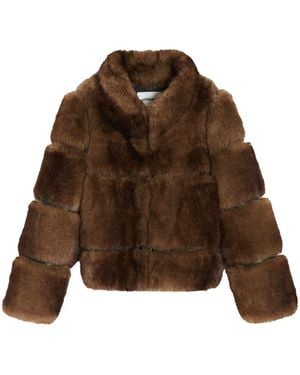 Apparis Sai Faux-Fur Jacket - Brown