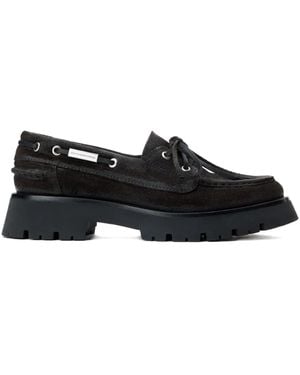 Alexander Wang Carson Boat Shoe Shoes - Black
