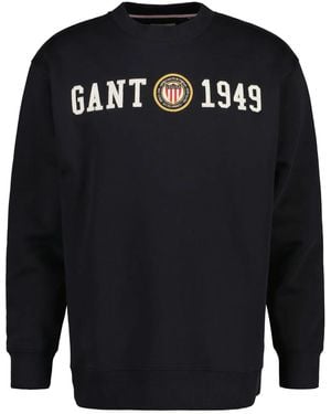 GANT Crest Shield Sweatshirt - Black