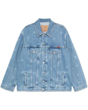 Martine Rose Giacca Denim - Blu