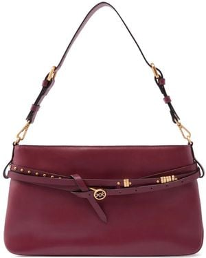 Pinko Bolso De Hombro Con Apliques - Morado