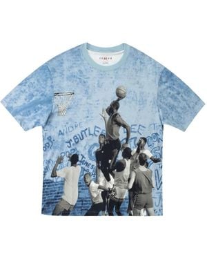 Nike Basketball-Print T-Shirt - Blue