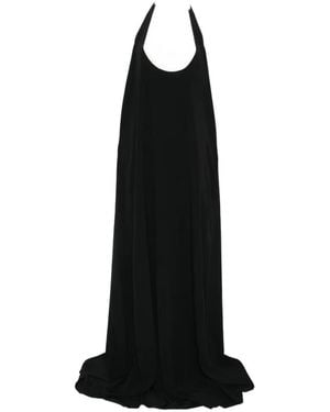 Rick Owens Halter Sleeveless Maxi Dress - Black