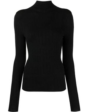 Dion Lee Intarsia-Detail Knit Sweater - Black