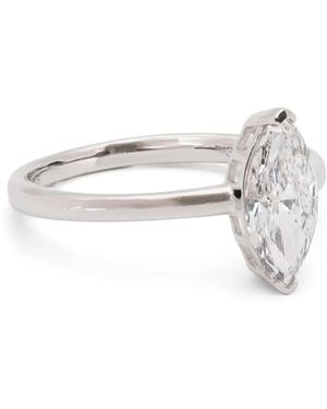 PERSÉE Anello Con Diamanti - Bianco