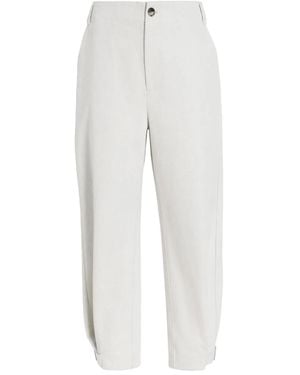 Proenza Schouler Kay Button-Fastening Balloon Trousers - White