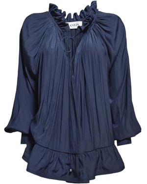 Lanvin Gathered Blouse - Blue