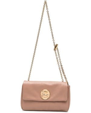 Chloé Mittelgroße Heritage Umhängetasche - Pink