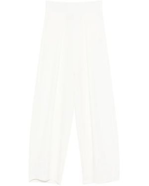 Deha Elastic-Waist Track Pants - White