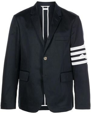 Thom Browne 4-Bar Single-Breasted Blazer - Blue