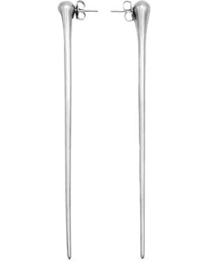 Hugo Kreit Chard Earrings - White