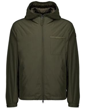 Moncler Austerin Hooded Short Down Jacket - Green