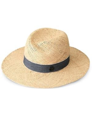 Maison Michel Virginie Ribbon Hat - Natural