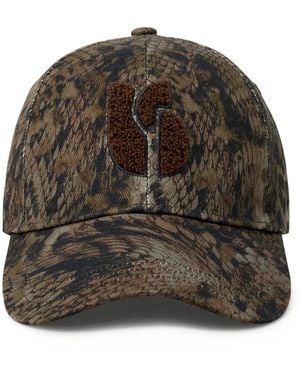 Ba&sh Casquette Honi À Logo Appliqué - Brown