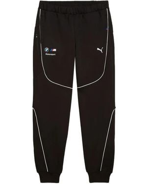 PUMA X Bmw M Motorsports Piped-Trim Track Trousers - Black