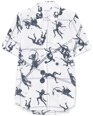 Thom Browne Illustration Shirt - White