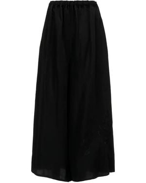 Yohji Yamamoto Gathered Trousers - Black