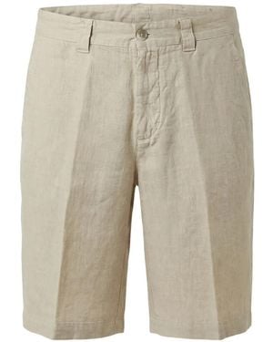 120% Lino Linen Shorts - Grey