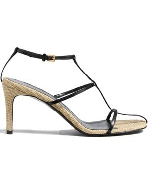 KHAITE 75mm Cage Strappy Heeled Sandals - メタリック