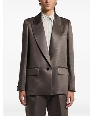 Peserico Glazed Blazer - Grey