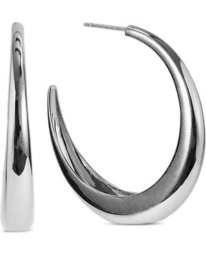Otiumberg Graduated Hoop Earrings - Metallic