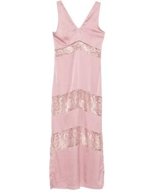 BLAKLACE Lace Panel Dress - Pink