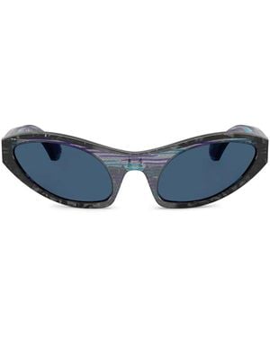 Alain Mikli Gafas de sol con montura oval - Azul